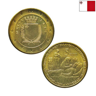 Malta 5 Euro 2014 "Great War" KM-161 UNC