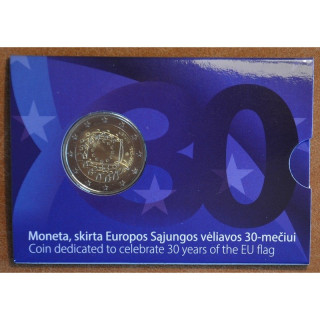 Lithuania 2 Euro 2015 "EU Flag (EUF)" BU (Coin Card)