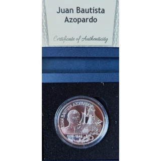 Malta 10 Euro 2023 "Juan Bautista Azopardo" Proof