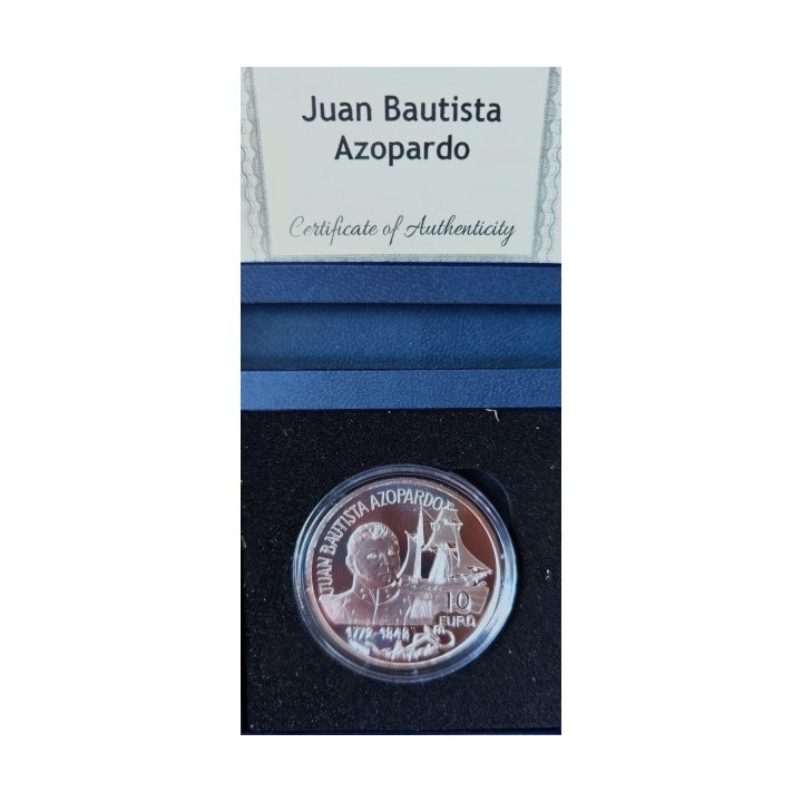 Malta 10 Euro 2023 "Juan Bautista Azopardo" Proof