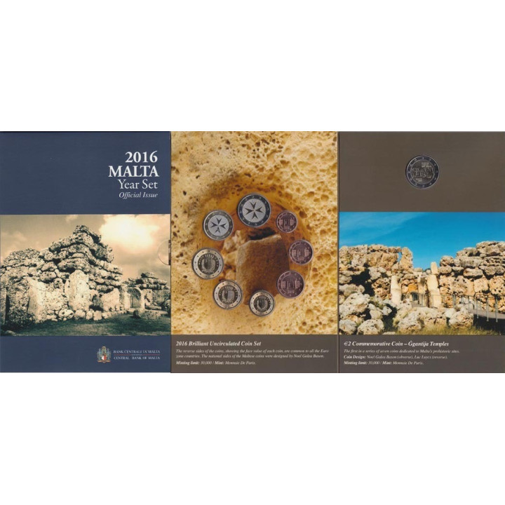 Malta Official Euro Set (5,88€) 2016 BU