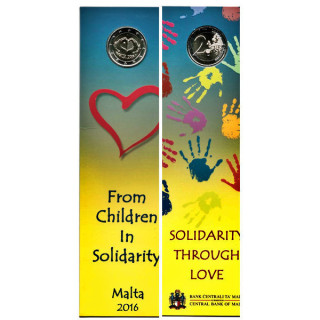 Malta 2 Euro 2016 "Love" BU (Coin Card)