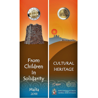 Malta 2 Euro 2018 "Cultural Heritage" BU (Coin Card)