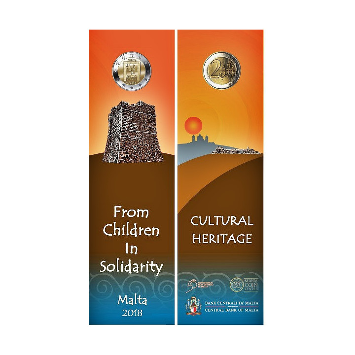 Malta 2 Euro 2018 "Cultural Heritage" BU (Coin Card)