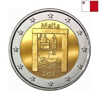 Malta 2 Euro 2018 "Cultural Heritage" UNC