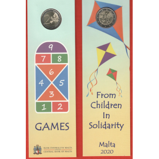 Malta 2 Euro 2020 "Games" BU (Coin Card)