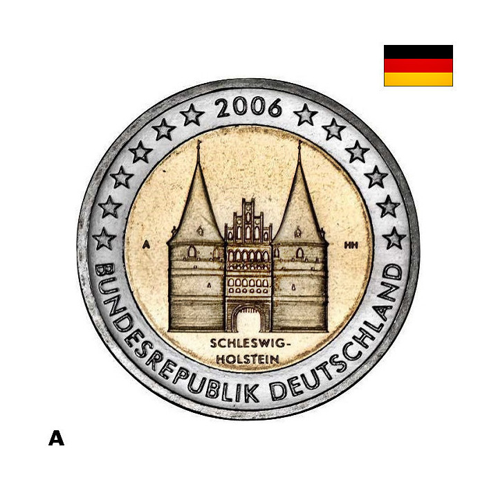 Germany 2 Euro 2006 A "Schleswig-Holstein" UNC