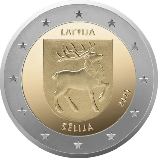 Latvia 2 Euro 2025 "Sēlija" UNC