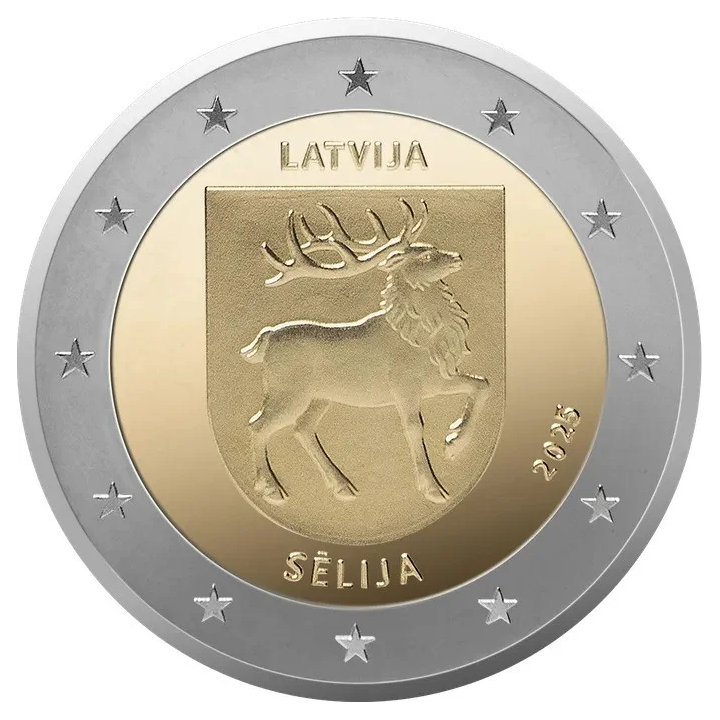 Latvia 2 Euro 2025 "Sēlija" UNC