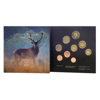 Latvia Official Euro Set (5,88€) 2025 BU