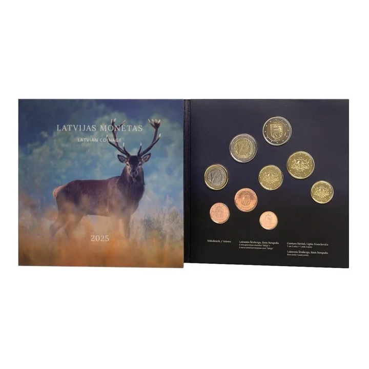 Latvia Official Euro Set (5,88€) 2025 BU