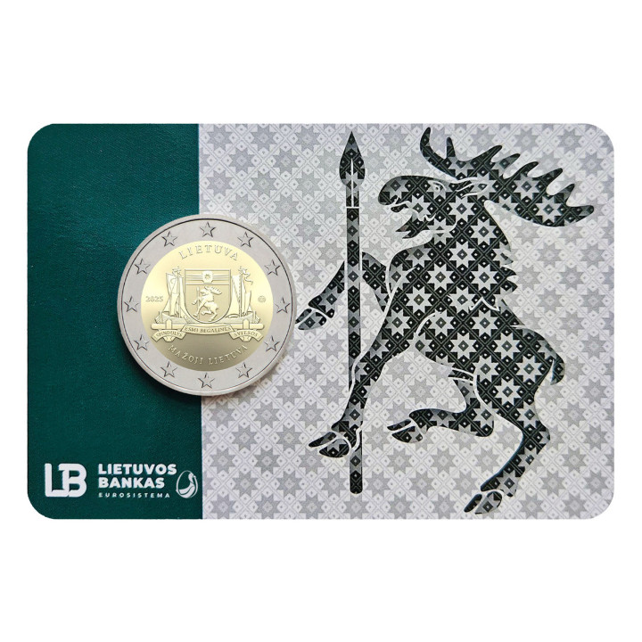 Lithuania 2 Euro 2025 "Lithuania Minor" BU (Coin Card)