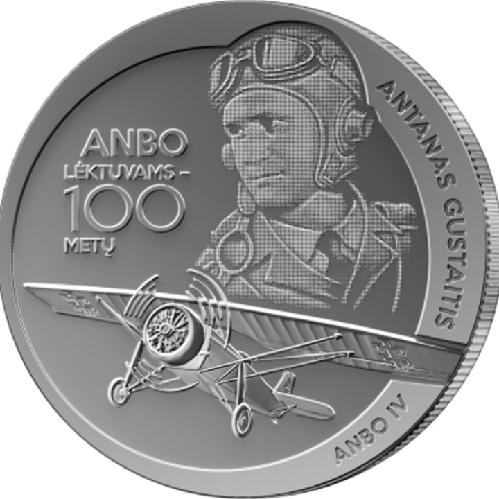 Lithuania 1,50 Euro 2025 "ANBO Aircraft" UNC
