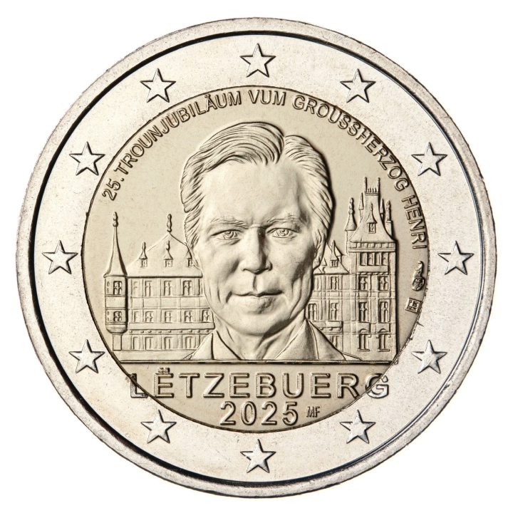 Luxembourg 2 Euro 2025 "Grand Duke Henri" UNC