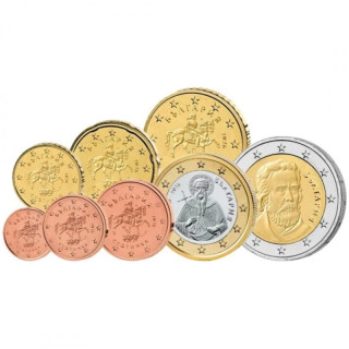 Bulgaria Euro Set (3,88€) 2026 UNC