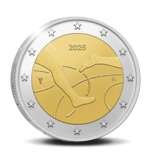 Finland 2 Euro 2025 "Finland-Sweden Athletics Match" UNC