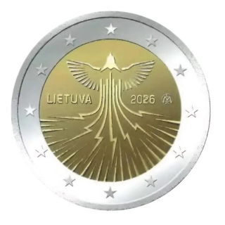 Lithuania 2 Euro 2026 "Energy Independence" UNC