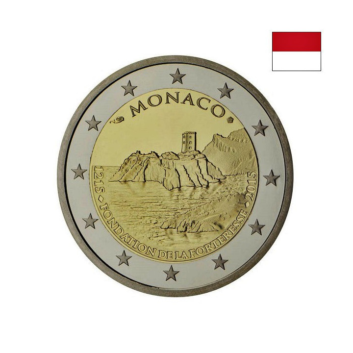 Monaco 2 Euro 2015 "Fortress" Proof
