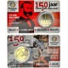 Belgium 2 Euro 2014 "Red Cross" BU (Dutch, Coin Card)