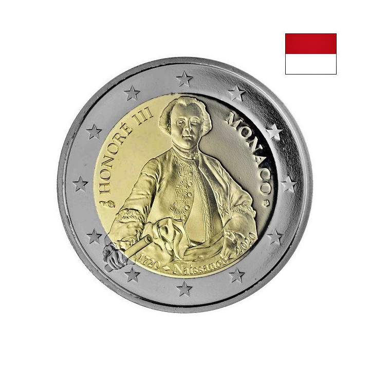 Monaco 2 Euro 2020 "Honoré III" Proof