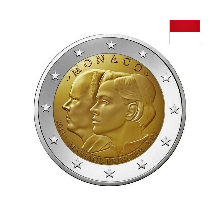 Monaco 2 Euro 2021 "Wedding" Proof