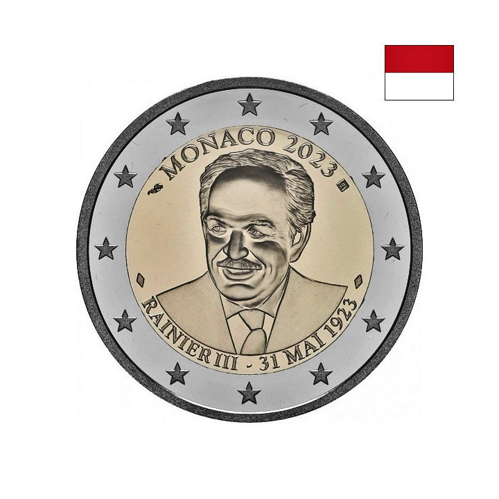 Monaco 2 Euro 2023 "Prince Rainier" Proof
