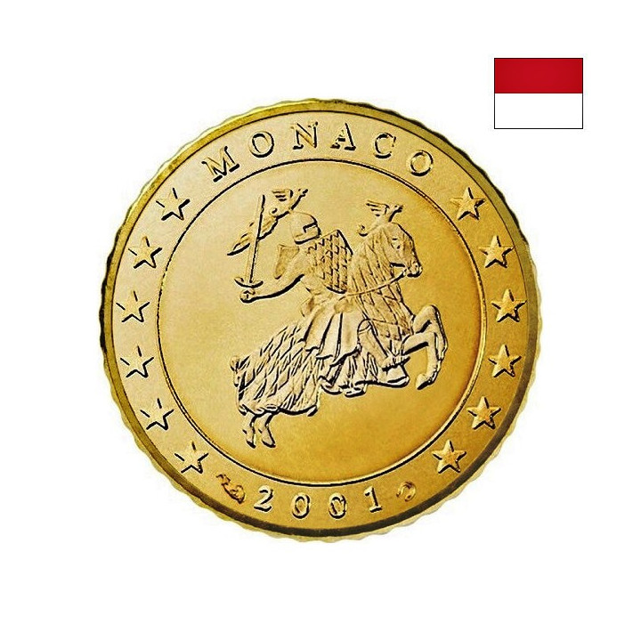 Monaco 10 Euro Cent 2002 KM-170 UNC