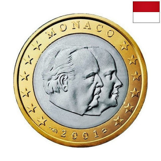 Monaco 1 Euro 2002 KM-173 UNC