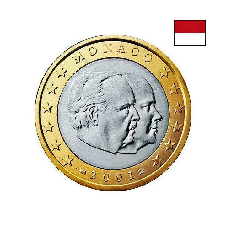 Monaco 1 Euro 2002 KM-173 UNC