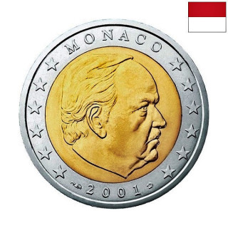 Monaco 2 Euro 2001 KM-174 UNC