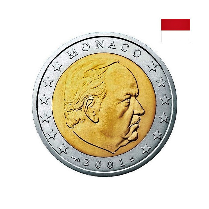 Monaco 2 Euro 2001 KM-174 UNC