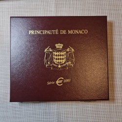 Monaco Euro Set (3,88€) 2001 Limited Edition UNC (Box)