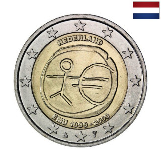 Netherlands 2 Euro 2009 "EMU" UNC