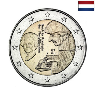 Netherlands 2 Euro 2011 "Erasmus" UNC