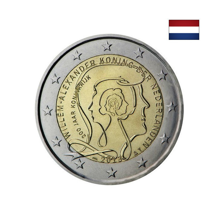 Netherlands 2 Euro 2013 "Kingdom" UNC