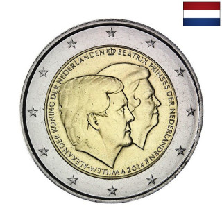 Netherlands 2 Euro 2014 "Willem-Alexander & Beatrix" UNC