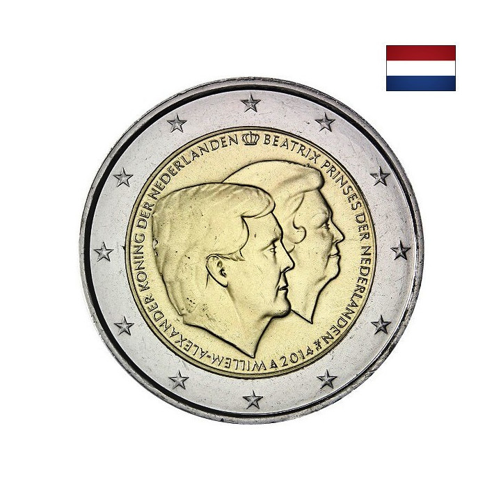 Netherlands 2 Euro 2014 "Willem-Alexander & Beatrix" UNC