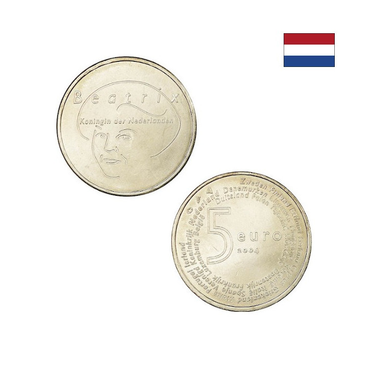 Netherlands 5 Euro 2004 "EU Members" KM-252 BU
