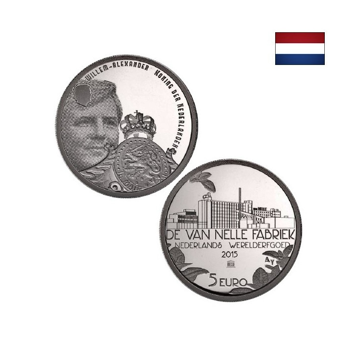 Netherlands 5 Euro 2015 "Van Nelle Factory" KM-362 UNC