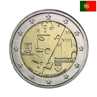 Portugal 2 Euro 2012 "Guimarães" UNC