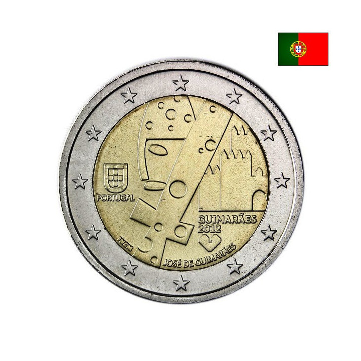 Portugal 2 Euro 2012 "Guimarães" UNC
