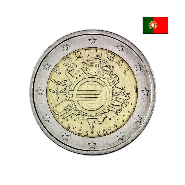 Portugal 2 Euro 2012 "TYE" UNC