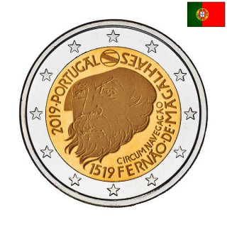 Portugal 2 Euro 2019 "Magellan" UNC