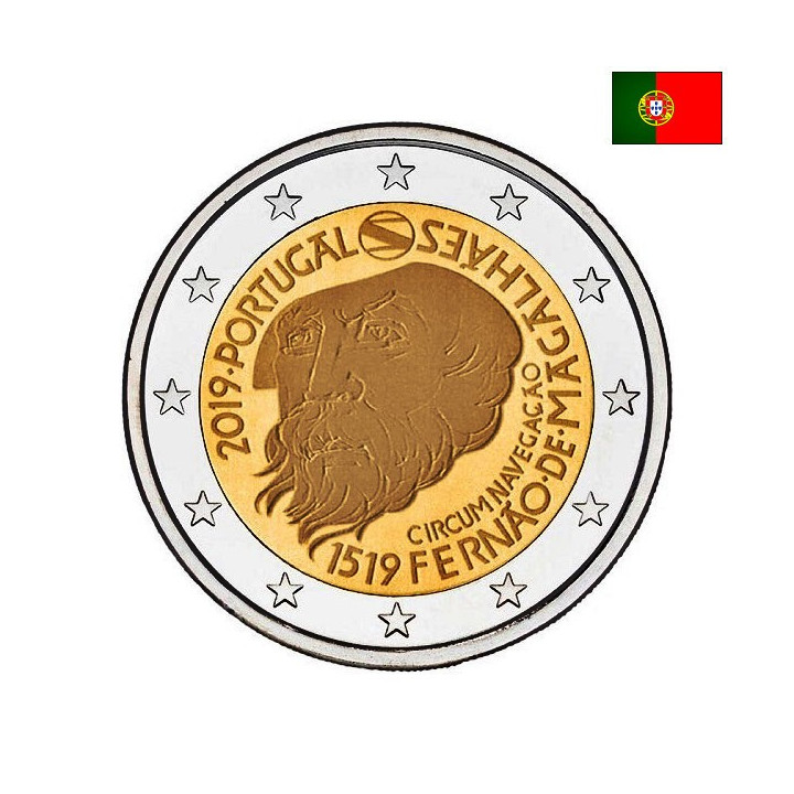Portugal 2 Euro 2019 "Magellan" UNC