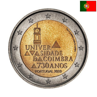 Portugal 2 Euro 2020 "Coimbra" UNC