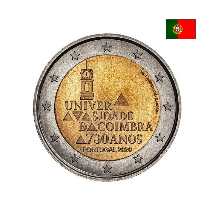 Portugal 2 Euro 2020 "Coimbra" UNC