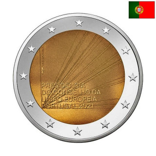 Portugal 2 Euro 2021 "Presidency" UNC