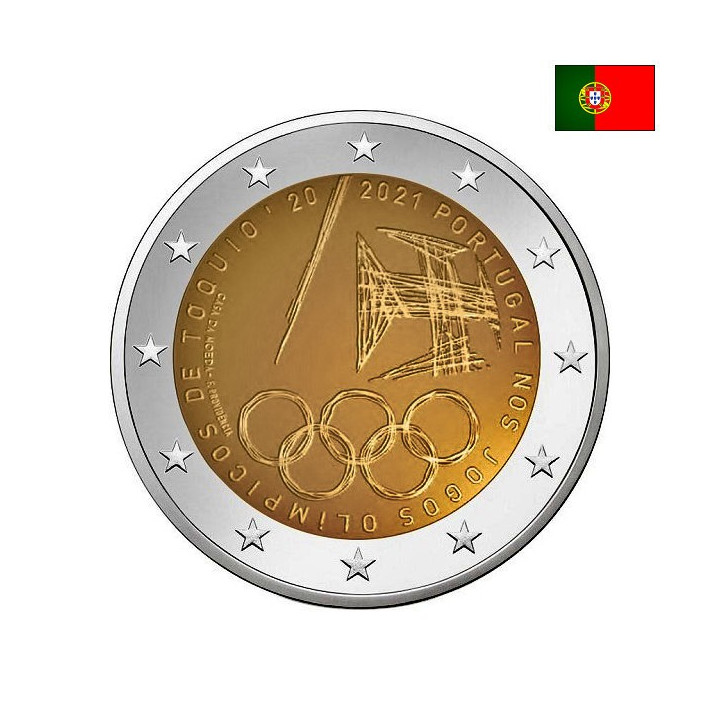 Portugal 2 Euro 2021 "Summer Olympics" UNC
