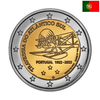 Portugal 2 Euro 2022 "Plane" UNC