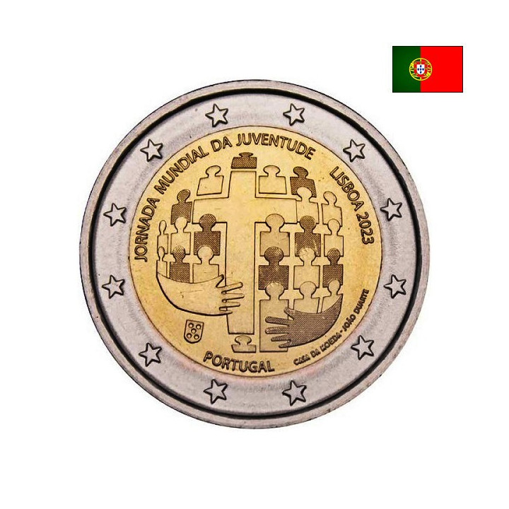 Portugal 2 Euro 2023 "World Youth Day" UNC